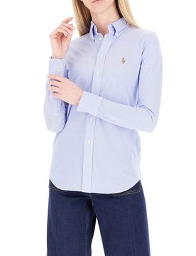 Camicia in cotone AZZURRO OXFORD XL