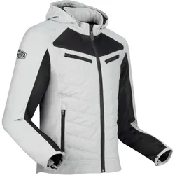 Giubbotto Moto NATCHO VENTED Chiaro Grigio Bianco taglia 2XL