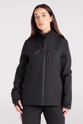 Cortina Womens Extreme 3 Layer Waterproof Ski Jacket - Black - Black - Size: 12