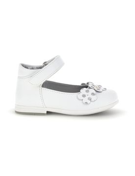 Ballerine primi passi bianche con fiori L9973C9763 20