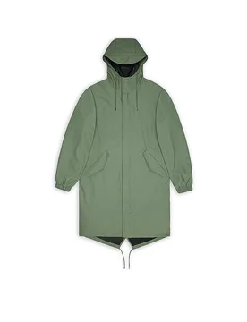 Parka - Regenjacke hellgrün XL herren - Rains - FashionsVida