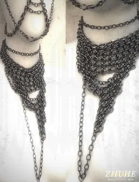 ZHUHE Lrregularly Pieced Necklace In Cyberpunk Style Is A Jewelry Accessory For Both Women And Men As A Party Gift - Aliexpress - FashionsVida
