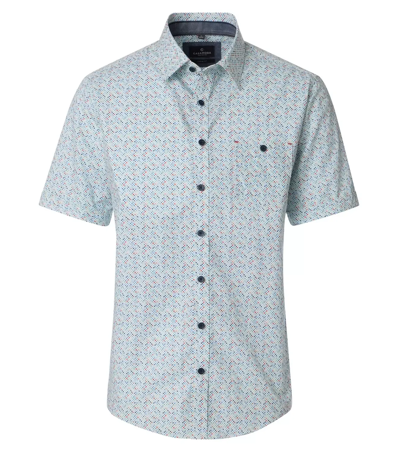 XL Kent Casual Short 1/2Arm_ male - 4XL - FashionsVida