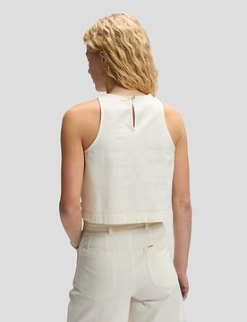 Regular Boxy Sveless Top Natural Größe XL female