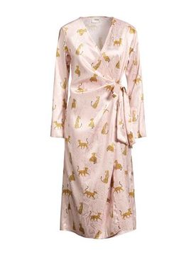 Midi-Kleid Damen Hellrosa M,S Damen