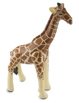 Aufblasbare Giraffe Party-Deko braun-beige 74x65x25cm - FOLAT BV - FashionsVida