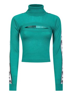 Dolcevita cut-out con bande logo