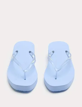 Wedge Flatform Flip Flops Cornflower female - M&S - FashionsVida