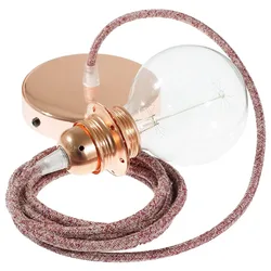 Cables Lampe Suspendue Pendel Pour Abat-jour Rs83 1 M Glittering Red / Copper One Size