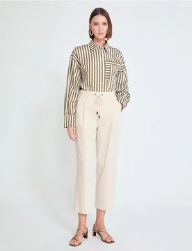 Pantalón jogger de mujer en tejido técnico con cintura ajustable - Lola Casademunt - FashionsVida
