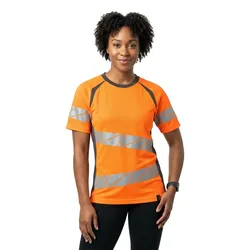 T-shirt à Manches Courtes Accelerate Safe 19092 Hi-Vis Orange / Dark Anthracite 5XL