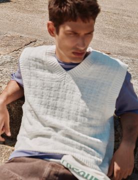 Gilet Bouclé