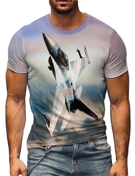 Spring/Summer Gothic Style: Men's 3D Printed Short-sleeved T-shirts - Aliexpress - FashionsVida