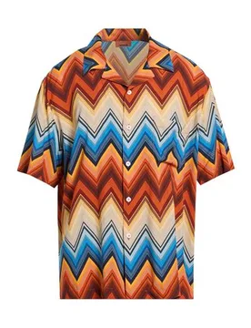 Hemd Herren Rostrot L,S Herren - Missoni - FashionsVida
