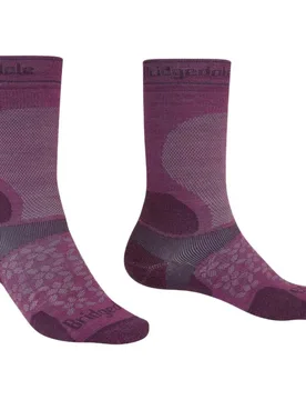 Calzini Lunghi Trail Run Ultralight Zero Merino Sport Boot Purple EU 38-40 - Bridgedale - FashionsVida