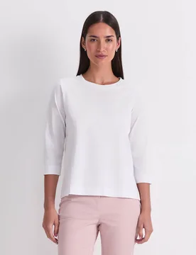 Pure Cotton Top White female - Sportscraft - FashionsVida