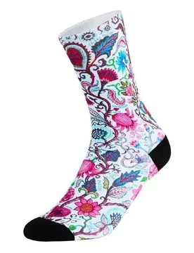Calzini Secret Garden White