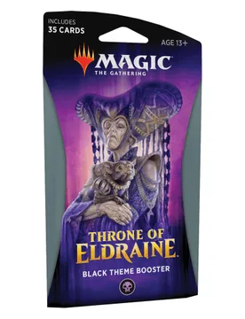 Throne of Eldraine Theme Booster Pack - Black Throne of Eldraine - Magic: The Gathering - FashionsVida