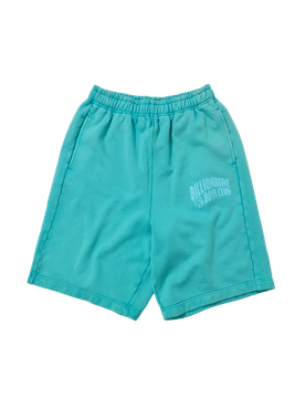 Washed Arch Logo Shorts - Teal