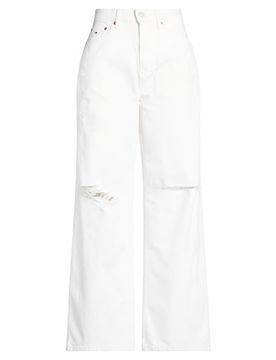 Pantalones vaqueros Mujer Blanco 24W-30L,29W-30L Mujer
