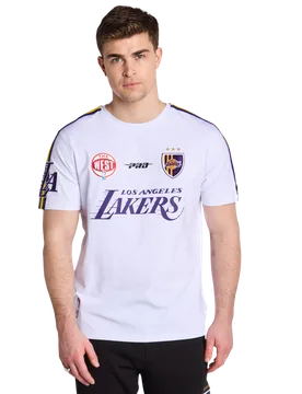 Los Angeles Lakers Ultras Herren T-Shirts - Weiß - Größe S - Baumwoll-Jersey White S - Pro Standard - FashionsVida