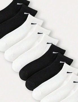 Pares de calcetines blancos con estampado geométrico para mujer, suaves y cómodos, calcetines tipo tobillero en Y2K para deportes, uso diario, ir y