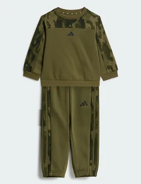 Set tessuto felpato mimetico Seasonal Essentials Jogger Infant 18-24M Olive Strata / Jungle Ink - Adidas - FashionsVida