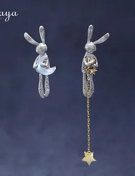 Thaya New Trendy Rabbit Design Women Drop Earring S925 Silver Needle Crystal Pendant Earrings For Women Vintage Fine Jewelry - Aliexpress - FashionsVida