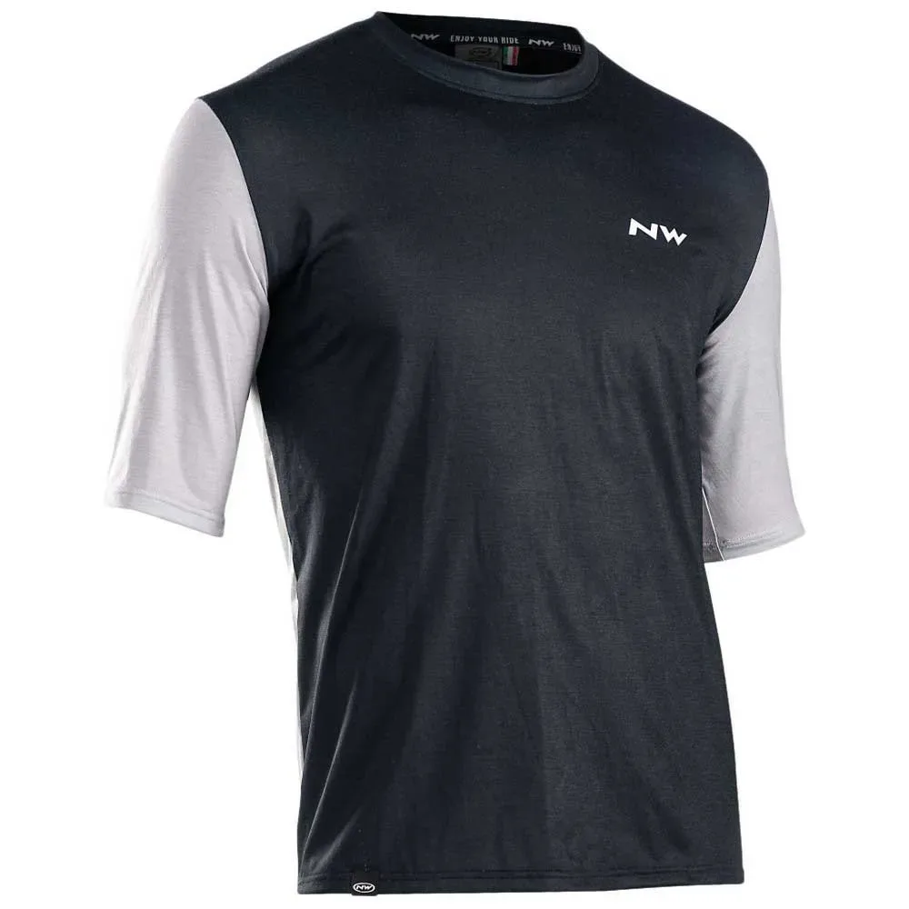 Maglia Da Enduro A Maniche Corte Xtrail Black / White - Northwave - FashionsVida