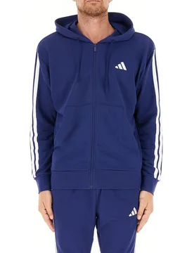 Adidas Felpa con cappuccio BLU M - Adidas - FashionsVida