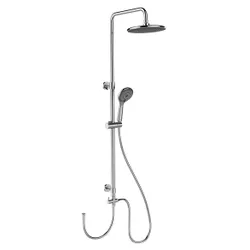 Duschsystem Watersaving Chrom höhenverstellbar