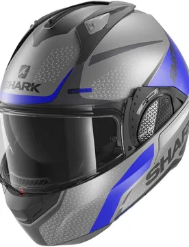 Casco Moto Modulare In EVO GT ENCKE Antracite Blu Nero taglia XS - Shark - FashionsVida