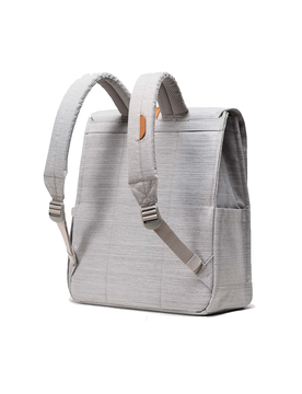 Zaino Unisex City Backpack Light Grey Crosshatch