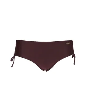 Braga de bikini fruncida para mujer rojo oscuro 44 - Lascana - FashionsVida