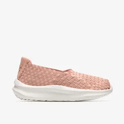 Womens Solevana Weave Pale Peach Shoes - Pink - Size Uk 6