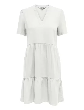 ONTIRI-GOA SS V-NEC IN B DRESS C femae - L - FashionsVida