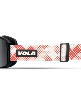 Masque De Ski Hypnotic Red Silver/CAT3 Homme - VOLA - FashionsVida
