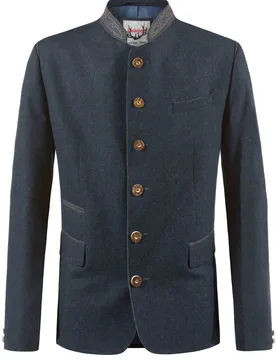 Jacke Titus (blau-grau, Gr. 56) von Classics für Herren, Oberteile, 50% Wolle, 25% Viskose, 25% Polyester - Stockerpoint - FashionsVida