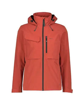 Veste de randonnée Abrantes 2L à capuches rouge foncé 54 - Meru - FashionsVida