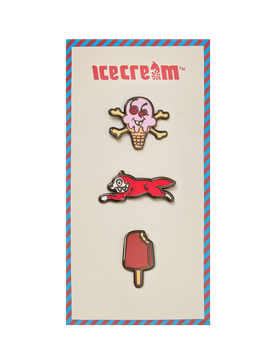 Pack Icecream Pin Badges - Multi