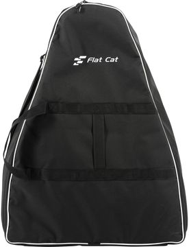 Flat Cat Trolley Bag, schwarz