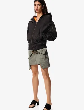 Jupe mini masha popova GREEN S female - Desigual - FashionsVida