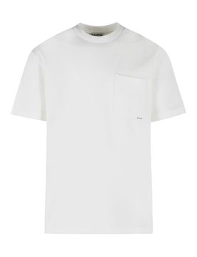 Jil Sander T-shirt nera in cotone