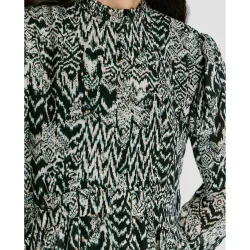 W11 - vestido de mujer corto estampado fantasia