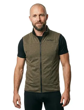 Gilet Heat 2.0+pair Of Heat Pad Brown / Melange 3XL