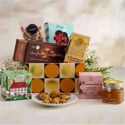 CESTA GLOTONA - Té y variedad de dulces