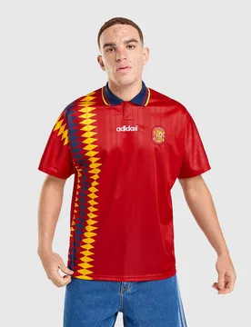 Spain Home Jersey 1994 - Herren, Rot - male - Size: L - adidas Originals - FashionsVida