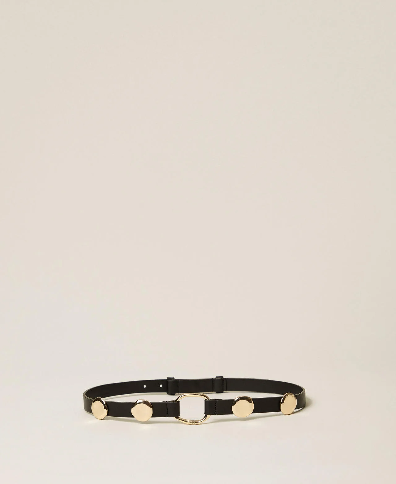 Ceinture avec anneaux et cabochons - TWINSET - FashionsVida