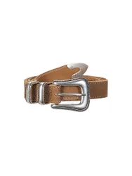Ceinture en cuir WESTERN marron 95