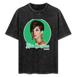 Hello Babs T-Shirt Casual Simple Design Short Sleeve Shirt